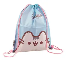 Мешок для сменной обуви «Pusheen» синий, 42X34см