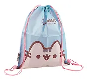 Мешок для сменной обуви "Pusheen" 38*48см, синий, полиэстер