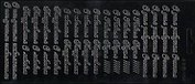 Контурные наклейки Поздравительные надписи (226613) (лист) (черн.) (10х23см)