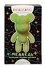 Алмазная мозаика на фигурке Draw Me! "Зеленый мишка", (14*9,5*23 см)