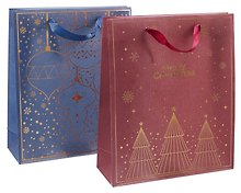 Пакет А4 32*27*10 "New Year", пластиковый, в ассортименте
