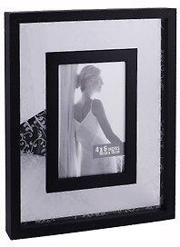 Фоторамка, Oldena, "Прозрачный узор" , 10х15, (22х27,5) , стекло/алюминий