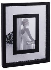 Фоторамка, Oldena, "Прозрачный узор" , 10х15, (22х27,5) , стекло/алюминий