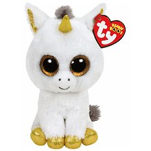 Мягкая игрушка Beanie Boos Единорог Pegasus 15см