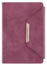 Ежедневник недат. А5 160л "Спилок делавэ" бордовый, кожзам, тв.переплет, офсет, металл.шильд, фольгир.срез, магнит.клапан, закругл.углы, справ.мат-лы, ляссе, инд.уп