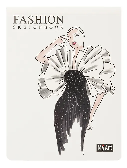 Скетчбук А5 40л "Дива" 150г/м2, гребень - 0