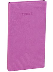 Алфавитная книга А6 80 листов "BAZAR" сиреневая