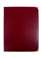 Папка адресная, бордо