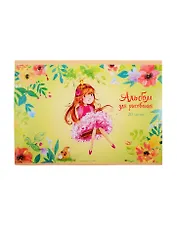 Альбом для рисования Unnika, "Принцесса на качелях", А4, 20 листов, на скрепке