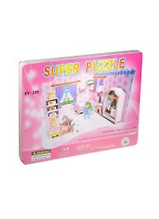 Конструктор 3D Комната принцессы (XY-555) (124368) (18,8х20,4х13,7см) (Super Puzzle) (3+)