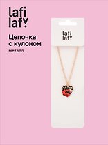 Кулон Сердце и Котики (металл) (2,9х1,9) (12-Kainli-K5) (Lafilaf)