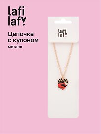 Кулон Сердце и Котики (металл) (2,9х1,9) (12-Kainli-K5) (Lafilaf)