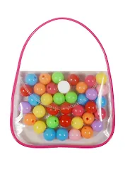 Бусины в сумочке с леской, бусинки яркие (11-08431-23)