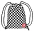 Сумка-мешок Yoi, "Клетка черно-белая" - 2