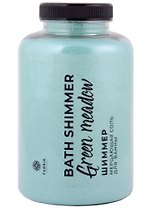 Соль для ванны в баночке с шиммером Green Meadow (мерцающая) (550 г)
