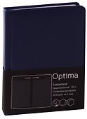 Ежедневник недатированный «Optima» А6, синий, 136 листов, экокожа, Listoff - 0