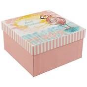 Подарочная коробка «Flamingo best wishes», средняя