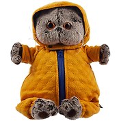 Игрушка мягкая Budi Basa, Басик в стеганом комбинезоне (25 см) (Ks25-164)