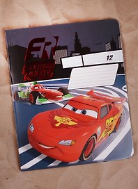 Тетрадь 12л кл. "Cars" ассорти, Disney