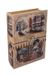 Шкатулка-книга с кодовым замком (27х18х7) (393479)