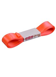 Лента атласная, 2 см х 4 ярда, 600-Neon orange, Art idea