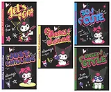 Тетрадь в клетку Kuromi, 48 листов, в ассортименте