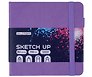 Скетчбук «Sketch Up. Фиалковый» 140*140, 80 листов, белый офсет 100г/м2