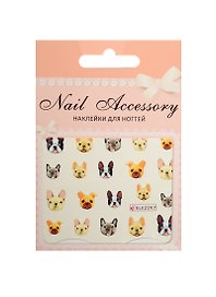 Наклейка декоративная на ногти 1 Собаки 1 70*100 (Nail Accessory) (3+)