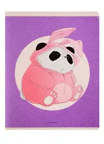 Тетрадь в клетку Unnika, "Милая панда", 48 листов, в ассортименте