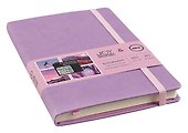 Книга для записей «Joy Book. Violet Fantasy Feat. Nks», А5, 120 листов, искусcтвенная кожа, твердая обложка, с ляссе, Listoff - 1