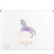 Папка на молнии А5 «Star unicorn», с расширением, в ассортименте