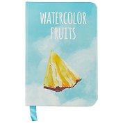 Записная книжка «Watercolor fruits» А7, 96 листов в клетку, Kairui