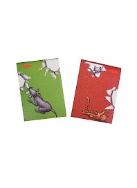 Блокнот А7 40л кл. "Color Pets" карт.обл., мат.лам., выб.лак, блок офсет, сшивка, ассорти, MARKER ARTE