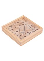 Деревянная игрушка. Лабиринт магнитный (11,5х11,5 см) (арт. ИД-0069)