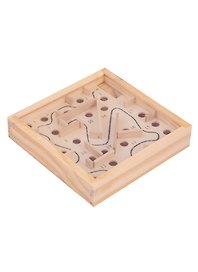 Деревянная игрушка. Лабиринт магнитный (11,5х11,5 см) (арт. ИД-0069)