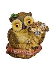 Копилка Сова Богатство 13см (390-829)