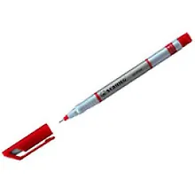 Капиллярная ручка красная, Sensor, Stabilo