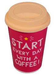 Стакан керамический Start every day (ПВХ бокс)