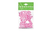 Набор для творчества HOBBY TIME, Помпоны пушистые Нежно-розовые, 8мм, 120шт