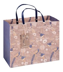 Пакет А4 32*26*12 "Birds" жен., бум.мат.ламинат 