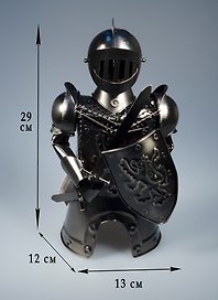 Подставка для бутылок Рыцарь (17х14,5х31,5) (691813)