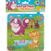 Магнитные пазлы Vladi Toys Котики 16 деталей VT3204-15