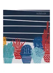 Книги для записей (евротетради) А5- (146х167), 120л. Интеграл. переплет,мат.ламинац. Форзацы – белые. Бумага – оф.60 г/м2, белая, клетка. Сшитый блок.