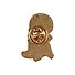 Значок Pin Joy Динозаврик-космонавт (металл) (12-08599-013) - 1