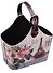 Корзинка для мелочей с ручкой Роза и Ейфелева башня 18*25см 12-06649-JC02-4 - 0