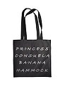 Сумка-шоппер. Friends. Princess Consuela Banana-Hammock (черная, 38х42 см, длина ручек 58 см)