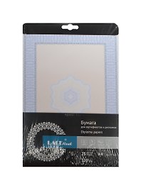 Бумага для сертификатов и дипломов, 25 листов А4, 120г/м4, голубая рамка, Курт