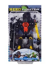 Робот-трансформер Hero Fighter в блистере черный (15-01842-2010-3-black)