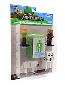 Коллекционные фигурки Minecraft Волк,Сельский житель,Гаст,Алекс,Скрытый персонаж (MC2040B) - 1