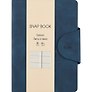 Записная книжка А6 80л лин. "Snap book. No 6" иск.кожа, интегр.переплет, клапан, термотиснение, ляссе, инд.уп.